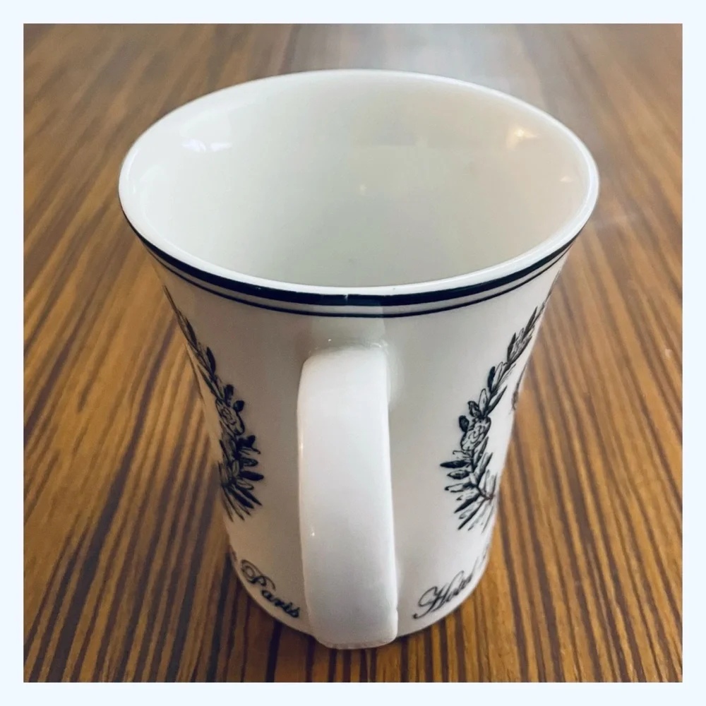 222 Fifth "Les Etoiles Crown" Porcelain Coffee/Tea Mug - Picture 8 of 10